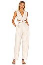 view 1 of 3 Milena Jumpsuit in Oatmeal