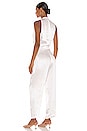 view 3 of 3 Tie Front Jumpsuit in Champagne Pink