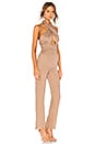 view 2 of 3 WRAP HALTER JUMPSUIT 홀터 점프수트 in Khaki