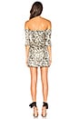 view 3 of 3 ROBE COURTE 110 in Lurex Leopard