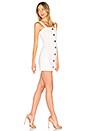 view 2 of 3 Button Up Tank Dress in White