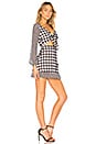 view 2 of 3 Fit & Flare Mini Dress in Mixed Gingham