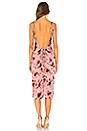 view 4 of 4 Tie Back Tank Dress in Roses On Rose