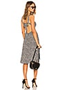 view 1 of 5 Square Neck Midi Dress in Little Leaves
