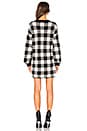 view 4 of 4 Floyd Sweater Dress in Black & Ivory Check