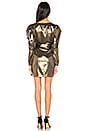 view 3 of 3 Alesia Mini Dress in Gold