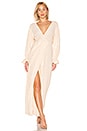 view 1 of 4 Laria Wrap Dress in Nude