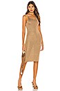 view 1 of 4 Lanni Dress in Gold