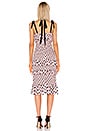 view 4 of 4 VESTIDO MIDI FIORELLA in Black & Pink