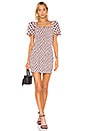 view 1 of 3 Filomena Mini Dress in Black & Pink