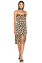 view 2 of 3 Dress 14 in Painted Leopard