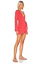 view 2 of 3 Daydream Wrap Dress in Bright Red