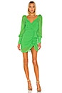 view 1 of 4 Braxton Embellished Dress in Green