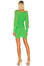 view 3 of 4 Braxton Embellished Dress in Green