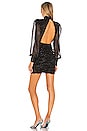 view 4 of 5 Isla Dress in Black & Silver