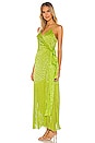 view 2 of 4 Orelia Dress in Lime Green