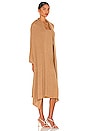 view 4 of 5 Salmah Dress With Detachable Shawl in Camel