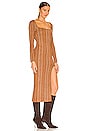 view 2 of 4 Boone Midi Knit Dress in Bronze