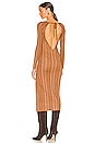 view 3 of 4 Boone Midi Knit Dress in Bronze