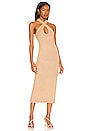 view 1 of 3 VESTIDO ALYSSA in Tan