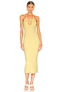 view 1 of 3 Vahn Knit Midi Dress in Light Baby Yellow