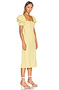 view 3 of 3 Kerry Midi Dress in Citrus Green