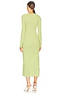 view 3 of 3 Kavala Sweater Dress in Lime Green