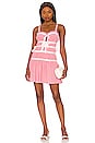 view 1 of 3 Rufina Mini Dress in pink & white gingham