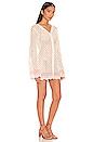 view 2 of 3 Lanita Crochet Mini Dress in Ivory & Blush