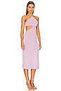 view 2 of 3 Fiora Halter Midi Dress in Periwinkle