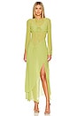 view 1 of 4 Nadine Twofer Layered Maxi Dress Set in Key Lime