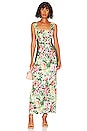 view 1 of 3 Diana Maxi Dress in Green Rosa Floral