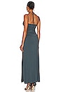 view 3 of 3 Sia Ruched Maxi Dress in Slate Gray