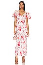 view 1 of 3 Maryana Maxi Dress in Red & Pink Floral