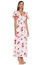 view 2 of 3 Maryana Maxi Dress in Red & Pink Floral