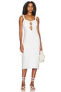 view 1 of 3 Fioretta Midi Dress in Coconut Milk