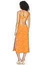 view 3 of 3 Robin Midi Dress in Tangerine Dream