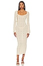 view 1 of 3 Ramya Pointelle Maxi Dress in Cream