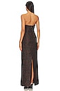 view 3 of 3 Amara Maxi Dress in Brown & Black