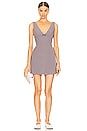 view 1 of 3 Sienna Mini Dress in Slate Grey