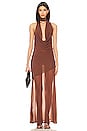 view 1 of 3 Estelle Maxi Dress in Chocolate
