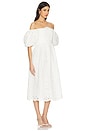 view 3 of 4 Aria Midi Dress in White