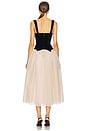 view 3 of 3 Estella Midi Dress in Black & Tan
