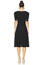 view 3 of 3 Bambina Dress in Black And Cream Dot