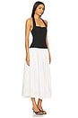 view 2 of 3 Clara Midi Dress in Black & Ivory