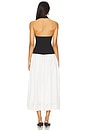 view 3 of 3 Clara Midi Dress in Black & Ivory