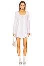 view 1 of 3 Milena Mini Nightgown Dress in Ivory