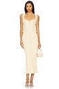 view 1 of 3 Kathy Sweetheart Dress in Baby Yellow