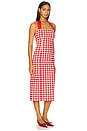 view 2 of 4 Liz Midi Dress in Red Gingham Print