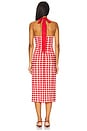 view 3 of 4 Liz Midi Dress in Red Gingham Print